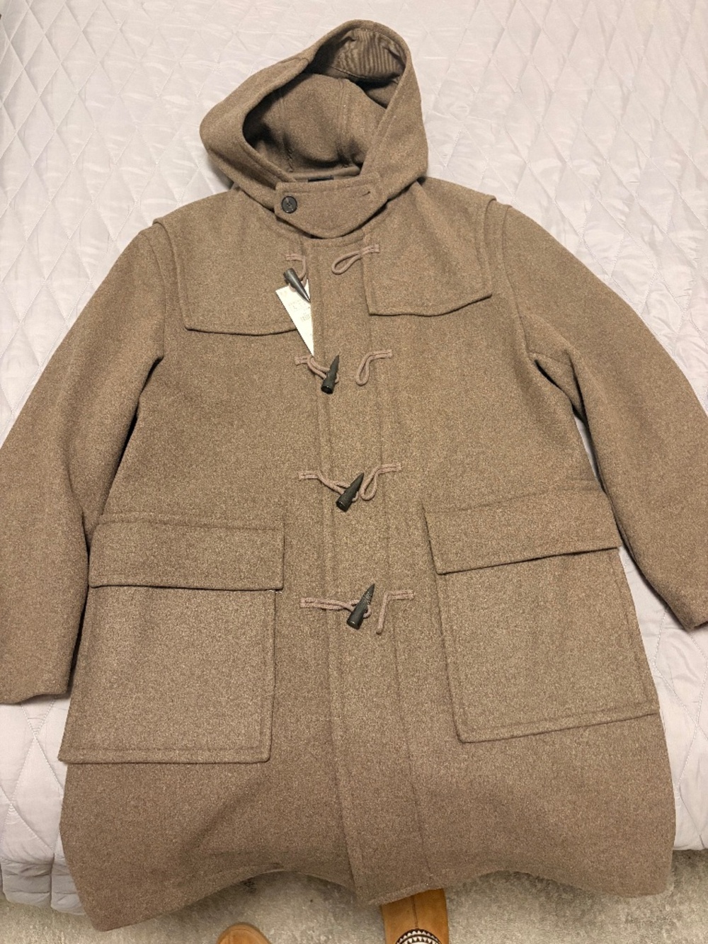 Zara Men’s Duffel Coat Sz XL